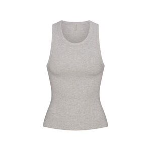 Cotton Rib Scoop Tank